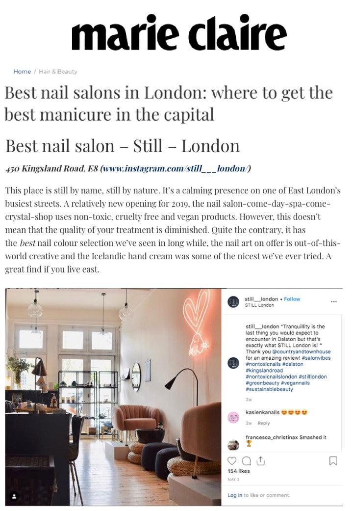 Marie Claire - Best Nail Salons in London - Still-London