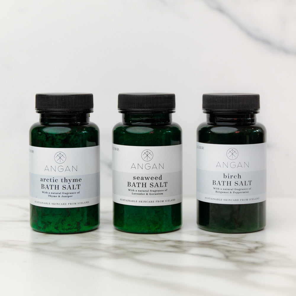 still london - Organic Icelandic Bath Salts Set - 3 Pack Travel Set - angan skincare - non toxic